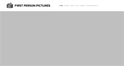 Desktop Screenshot of firstpersonpictures.com